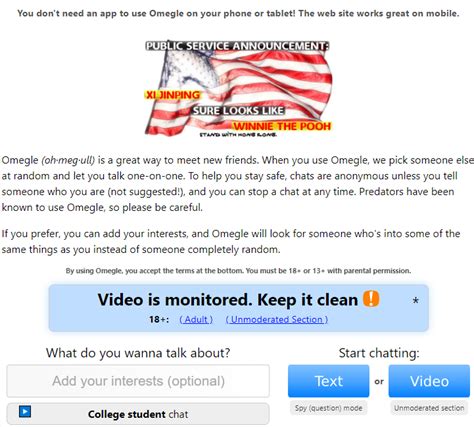 omegle pornsite|All The Best Places To Click On When You Want To Get Off.